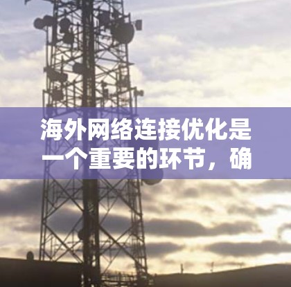 海外网络连接优化是一个重要的环节，确保数据传输的高效性和可靠性。以下是一些优化方案和步骤，帮助你优化海外网络连接