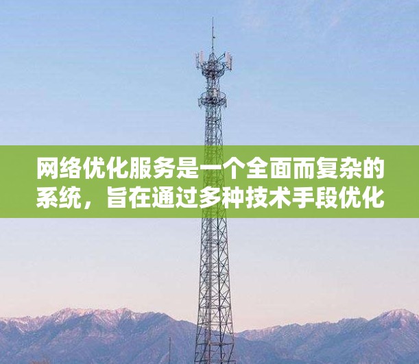 网络优化服务是一个全面而复杂的系统，旨在通过多种技术手段优化网络性能，提高用户体验。以下是网络优化服务的主要功能及其详细解释