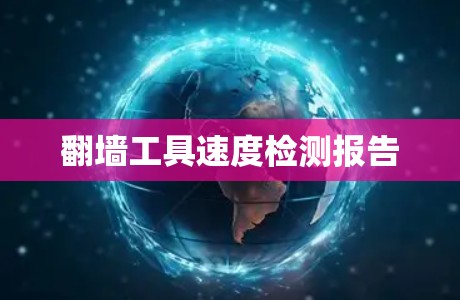 翻墙工具速度检测报告