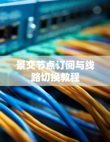 景交节点订阅与线路切换教程