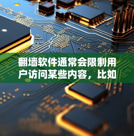翻墙软件通常会限制用户访问某些内容，比如网站、论坛、文档等。为了分析翻墙软件的线路性能，可以进行以下步骤