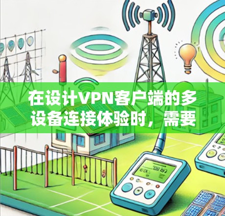 在设计VPN客户端的多设备连接体验时，需要综合考虑以下几个关键因素