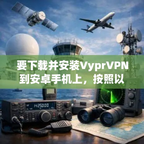 要下载并安装VyprVPN到安卓手机上，按照以下步骤进行