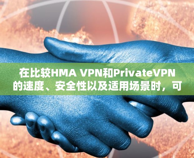 在比较HMA VPN和PrivateVPN的速度、安全性以及适用场景时，可以得出以下结论