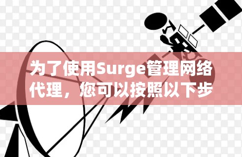 为了使用Surge管理网络代理，您可以按照以下步骤进行设置