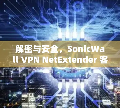 解密与安全，SonicWall VPN NetExtender 客户端解决方案