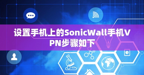设置手机上的SonicWall手机VPN步骤如下