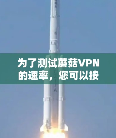 为了测试蘑菇VPN的速率，您可以按照以下步骤进行