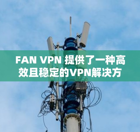 FAN VPN 提供了一种高效且稳定的VPN解决方案，帮助用户在加密数据传输时获得更好的连接体验。以下是对 FAN VPN 在稳定连接体验方面的分析