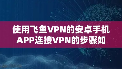 使用飞鱼VPN的安卓手机APP连接VPN的步骤如下