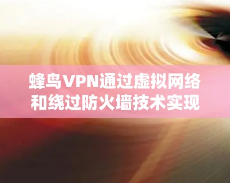蜂鸟VPN通过虚拟网络和绕过防火墙技术实现翻墙访问，提供了一个安全的访问方式。以下是对蜂鸟VPN的详细评测