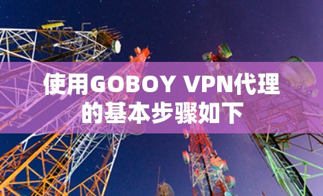 使用GOBOY VPN代理的基本步骤如下