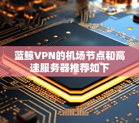 蓝鲸VPN的机场节点和高速服务器推荐如下