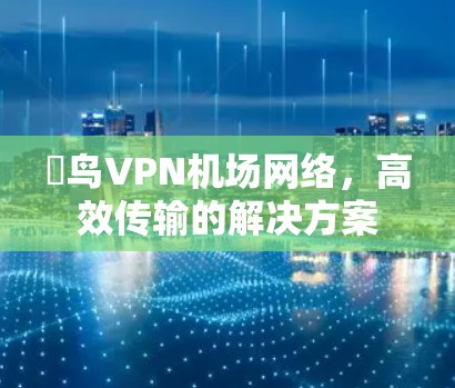篂鸟VPN机场网络，高效传输的解决方案