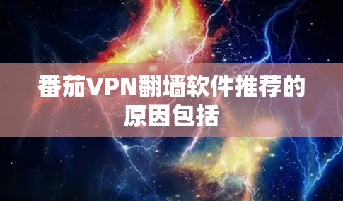 番茄VPN翻墙软件推荐的原因包括
