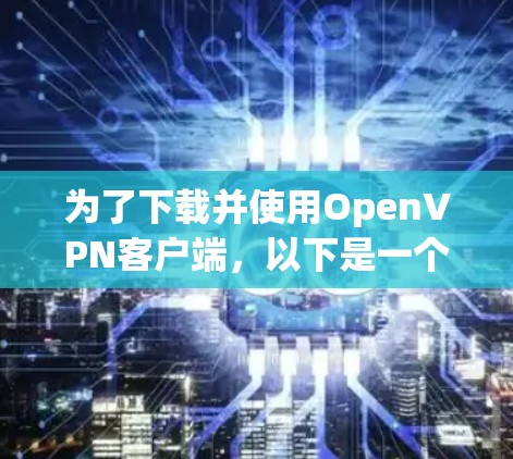 为了下载并使用OpenVPN客户端，以下是一个详细的步骤指南