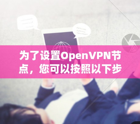 为了设置OpenVPN节点，您可以按照以下步骤进行