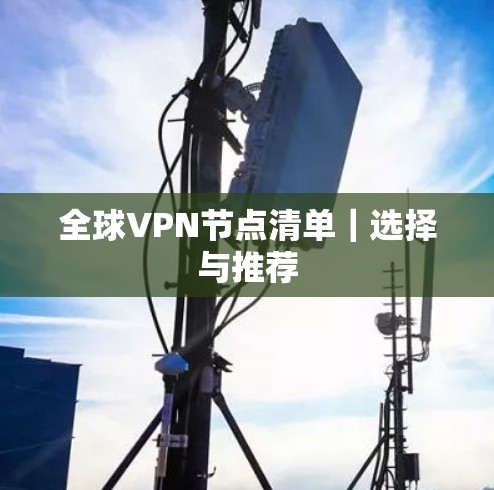 全球VPN节点清单｜选择与推荐