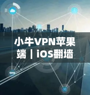 小牛VPN苹果端｜iOS翻墙工具