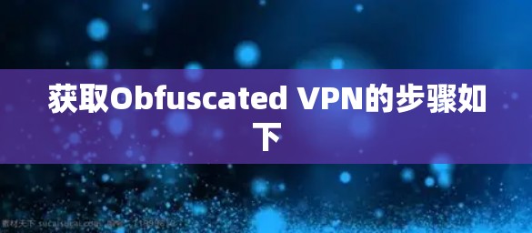 获取Obfuscated VPN的步骤如下