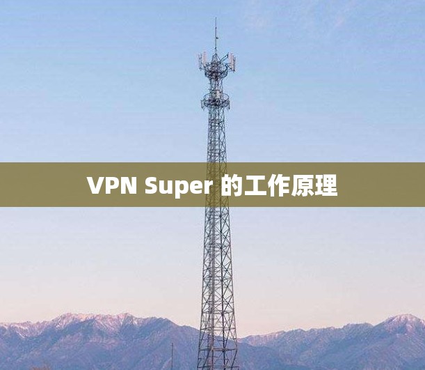 VPN Super 的工作原理