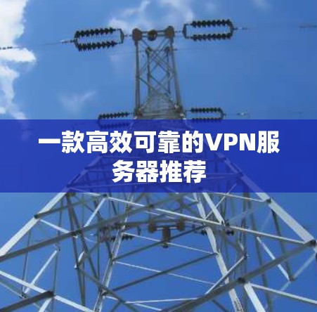 一款高效可靠的VPN服务器推荐