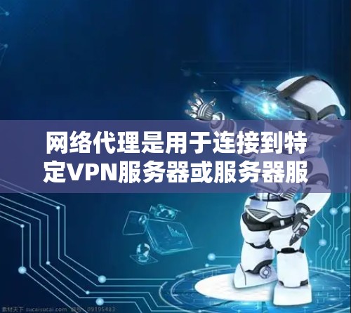 网络代理是用于连接到特定VPN服务器或服务器服务的工具，帮助用户管理和控制网络连接。以下是关于网络代理的详细分析