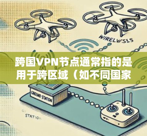 跨国VPN节点通常指的是用于跨区域（如不同国家或地区的）安全VPN连接的基础设施或设备。这些节点可能包括服务器、路由器、防火墙等，用于接收来自不同地区的用户或设备的加密连接信息