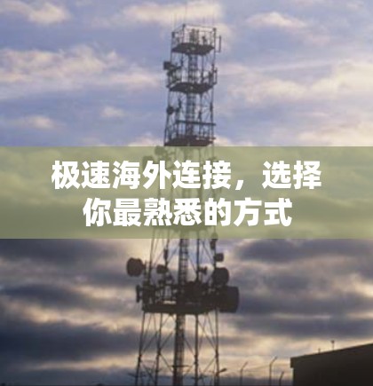 极速海外连接，选择你最熟悉的方式