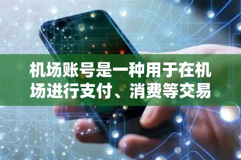 机场账号是一种用于在机场进行支付、消费等交易的特殊账号系统。它通常与普通银行账号有所不同，主要以机场为正当载体，允许用户进行各种机场相关的支付活动。以下是关于机场账号的详细介绍