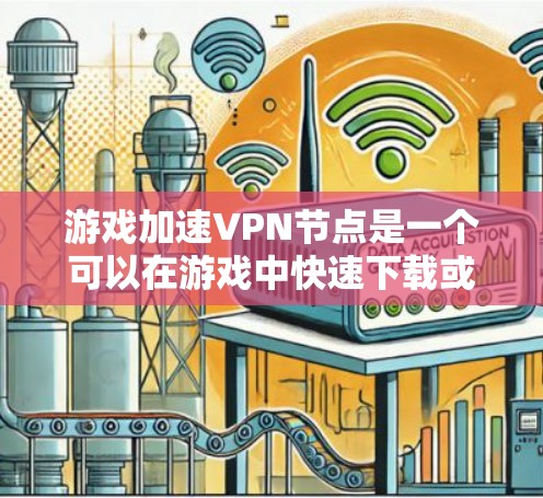 游戏加速VPN节点是一个可以在游戏中快速下载或上传游戏资源的VPN服务。这些节点通常由VPN公司提供，允许玩家在游戏过程中快速访问游戏资源，减少下载时间或网络延迟