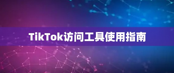 TikTok访问工具使用指南