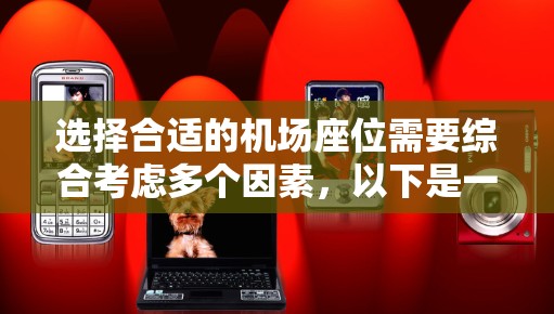 选择合适的机场座位需要综合考虑多个因素，以下是一个详细的指南，帮助你做出明智的决定