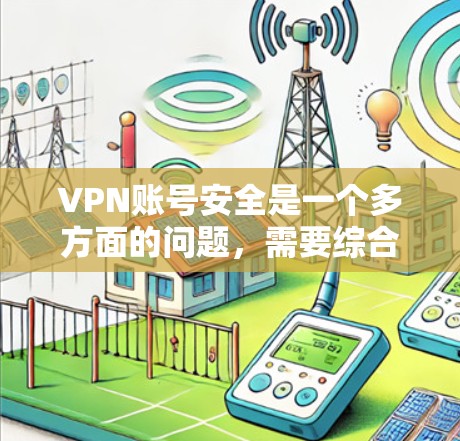 VPN账号安全是一个多方面的问题，需要综合考虑设备、网络、隐私、安全软件、服务器安全、服务安全以及使用限制等多个方面。以下是一些关键方面和建议