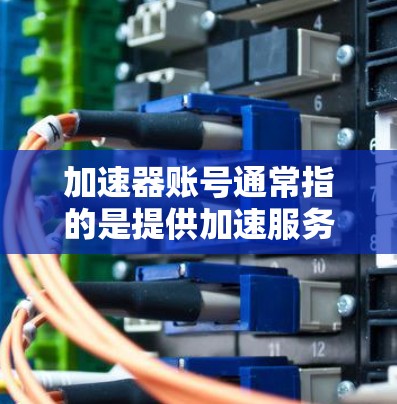 加速器账号通常指的是提供加速服务的账号，如QQ、微信、支付宝等。如果您想购买账号，可以按照以下步骤进行
