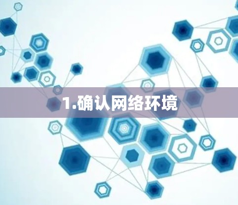 1.确认网络环境