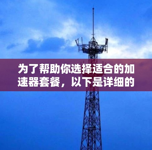 为了帮助你选择适合的加速器套餐，以下是详细的分析和推荐