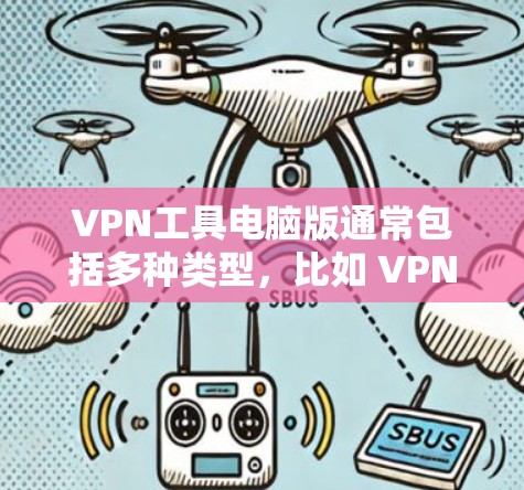 VPN工具电脑版通常包括多种类型，比如 VPN软件、VPN网站、VPN客户端 等。以下是一些常见的VPN工具电脑版及其特点