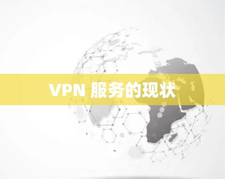 VPN 服务的现状