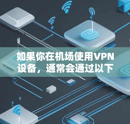 如果你在机场使用VPN设备，通常会通过以下方式或设备进行操作