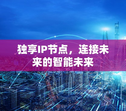 独享IP节点，连接未来的智能未来