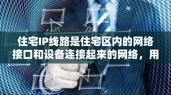 住宅IP线路是住宅区内的网络接口和设备连接起来的网络，用于连接多个计算机，提供本地网络服务。以下是对住宅IP线路的详细说明