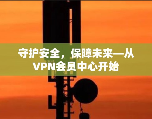 守护安全，保障未来—从VPN会员中心开始