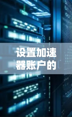 设置加速器账户的步骤如下