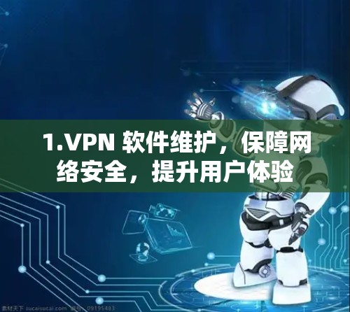 1.VPN 软件维护，保障网络安全，提升用户体验
