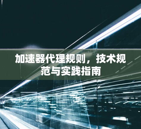 加速器代理规则，技术规范与实践指南