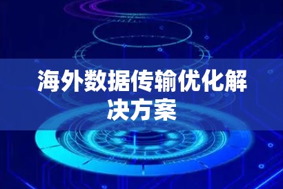 海外数据传输优化解决方案