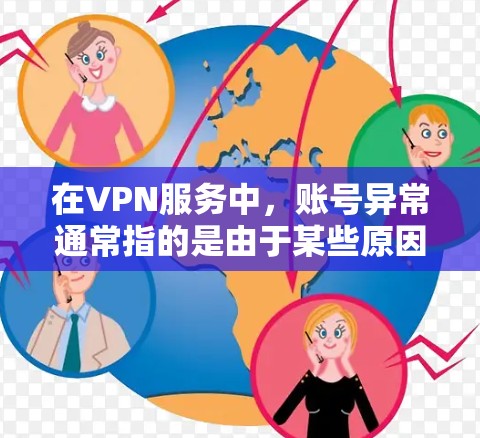 在VPN服务中，账号异常通常指的是由于某些原因导致的账号访问被封、被截屏或冻结。以下是处理这种情况的常见步骤和建议