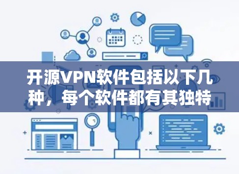开源VPN软件包括以下几种，每个软件都有其独特功能，适合不同用户需求