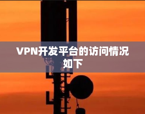 VPN开发平台的访问情况如下